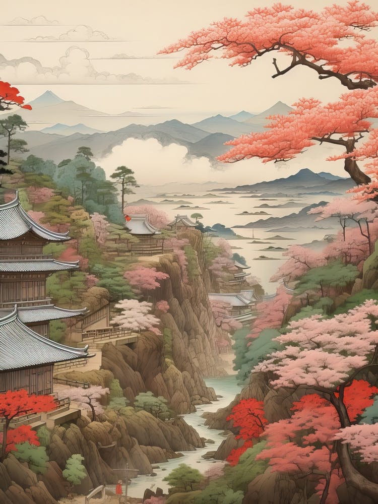 Hachijo Jima In Tokyo, Ukiyo E Drawing 2