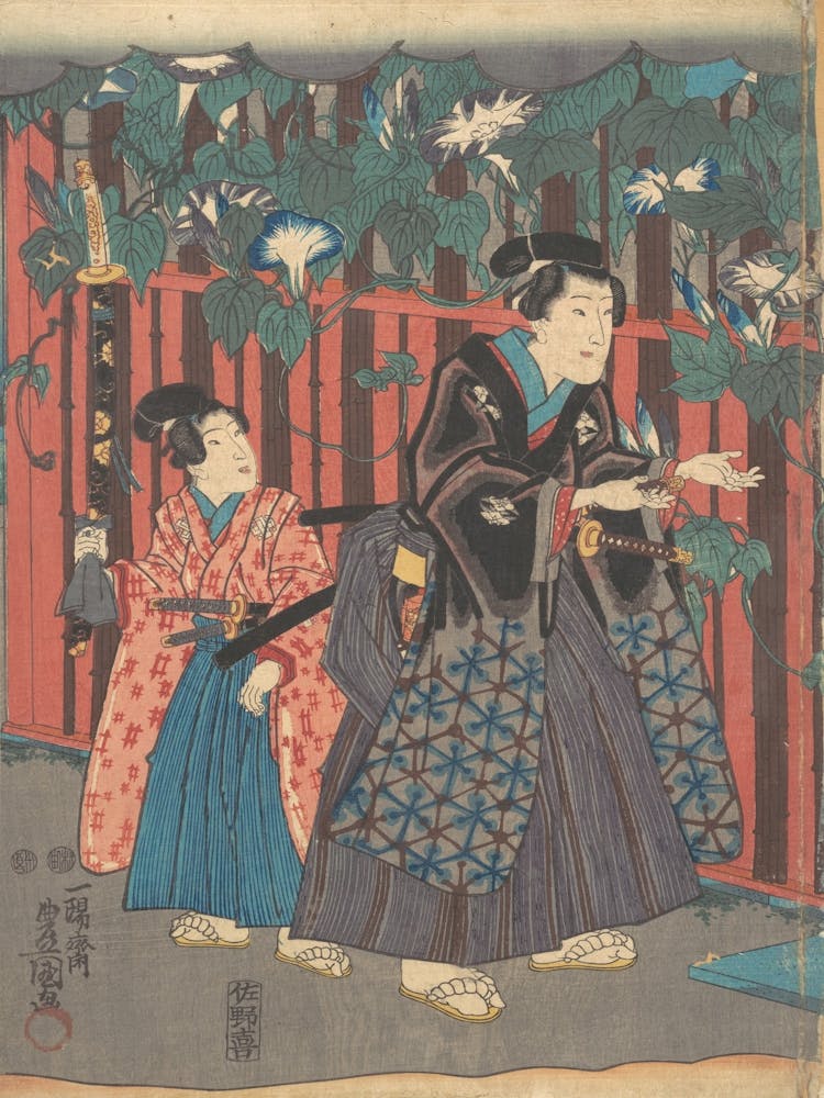 Druck von Utagawa Kunisada (3)