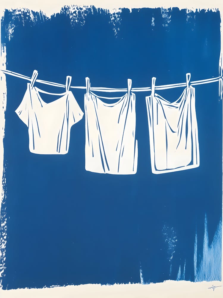 Three Clothes On A Line
