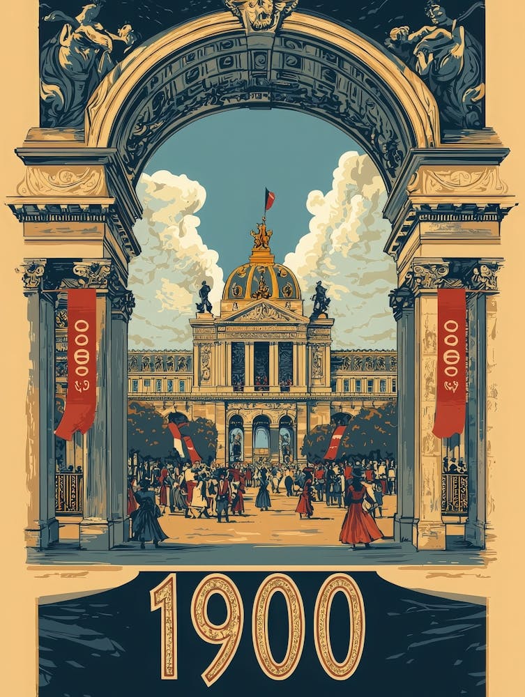Aihrgdesign A Vintage Travel Poster Of The 1900 Paris Exposit A31ba3b5 Fb8d 42ab 99ab 9aed199136ca 1