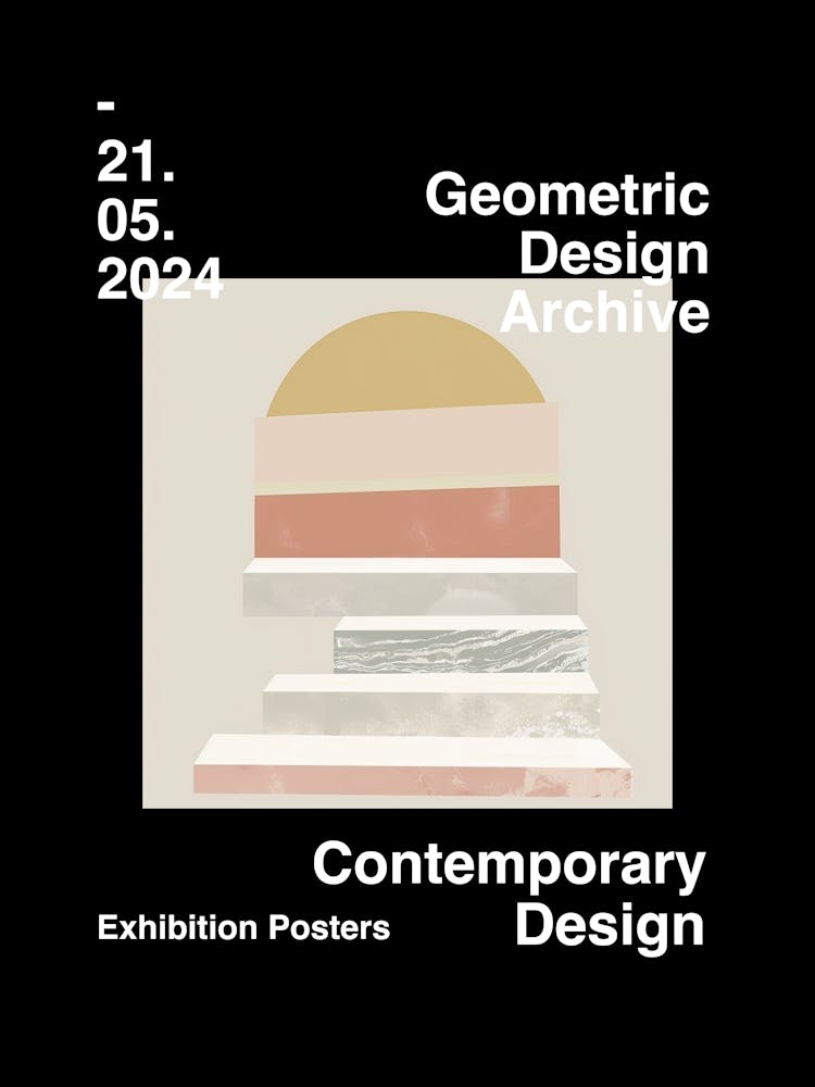 Geometric Design Archive Poster 47