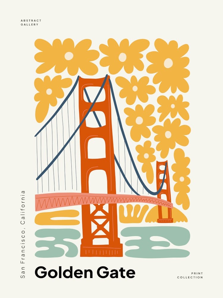 Travel Golden Gate Bridge San Francisco California Abstract Gallery