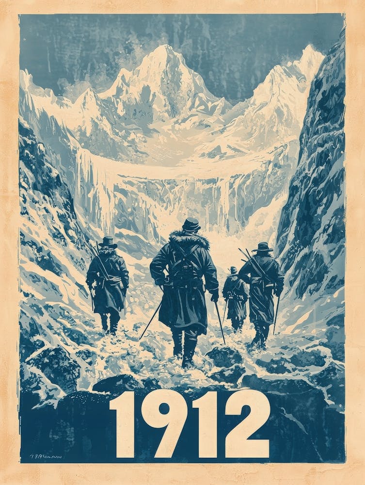 Aihrgdesign A Vintage Adventure Poster Of A 1912 Polar Expedi 952da729 0f81 4f98 A44f A06949426215 1