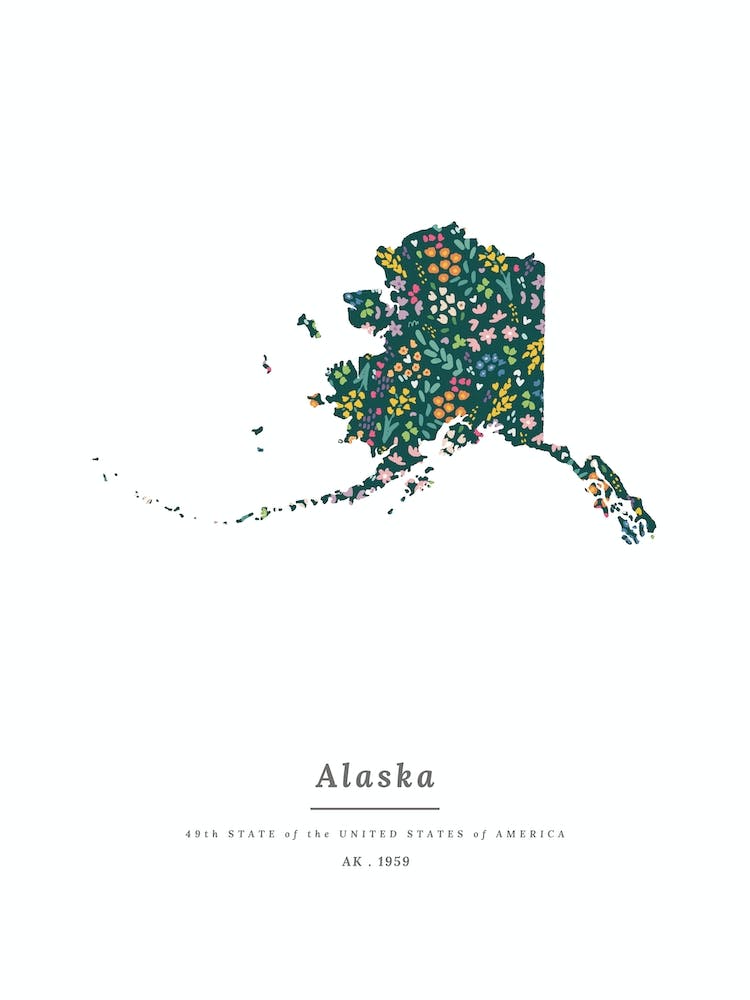 Alaska State | Wildflowers on Juniper Green