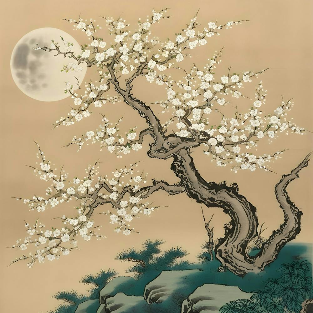 Asian Cherry Blossom Tree 2