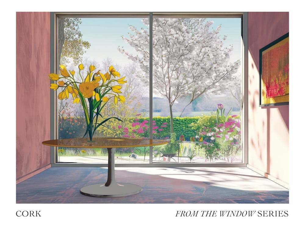 Cork From The Window Series Poster Painting 1