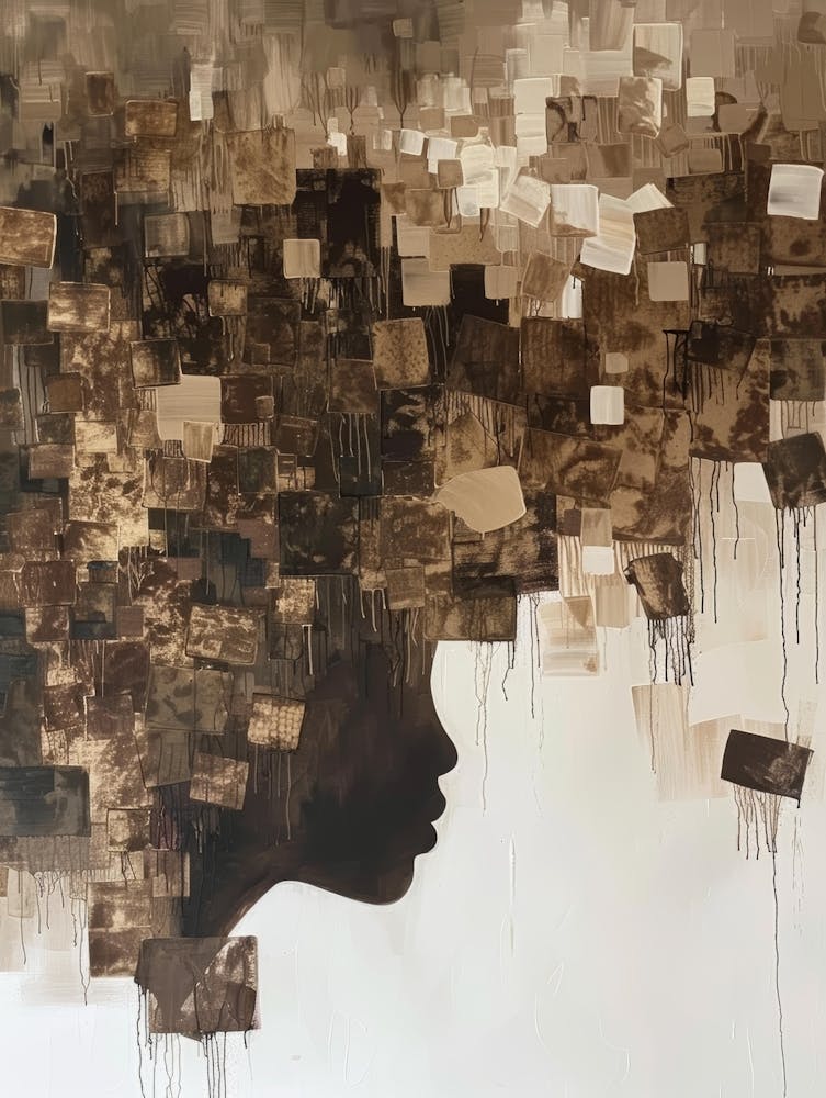 Abstract Of A Woman'S Head 4