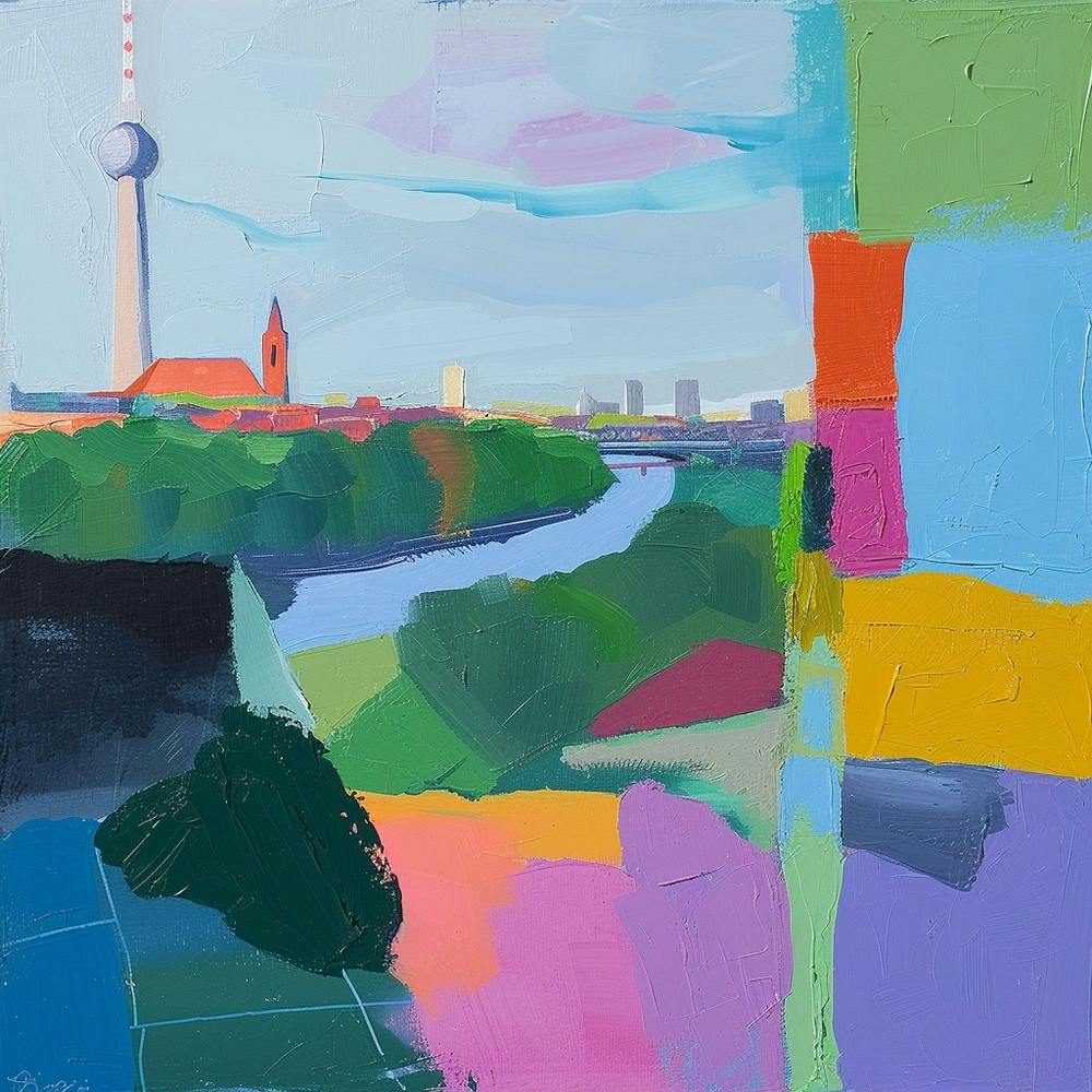 Abstract Travel Collection Berlin Germany 1