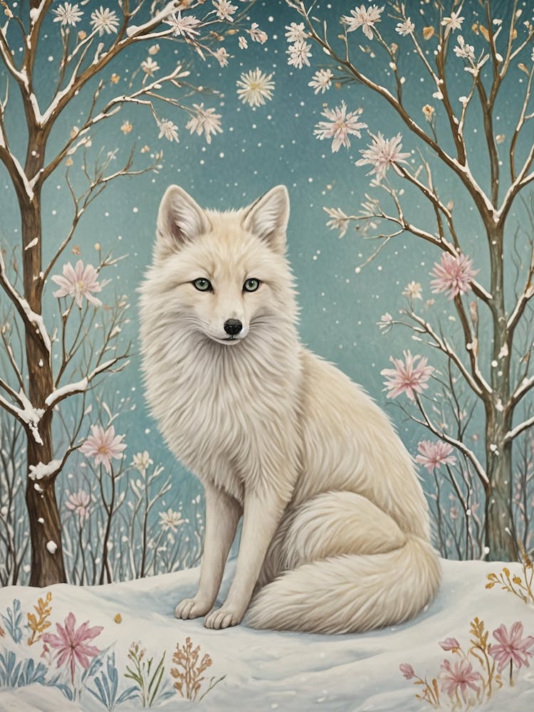 Arctic Fox In The Snow no2