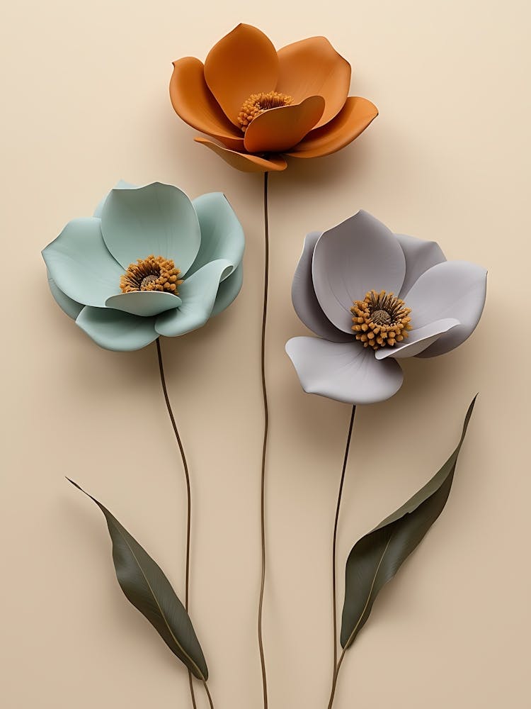 Soft Pastel Flower Art | Tranquil Botanical Illustrations for Relaxing Spaces