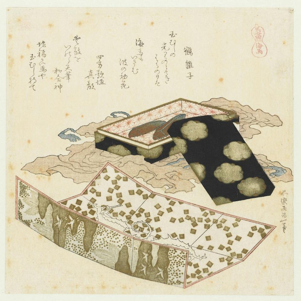 A Comparison Of Genroku Poems And Shells, Katsushika Hokusai 4