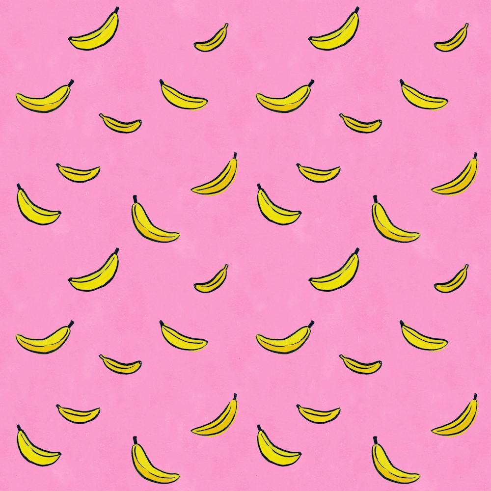 Pink Bananas Square