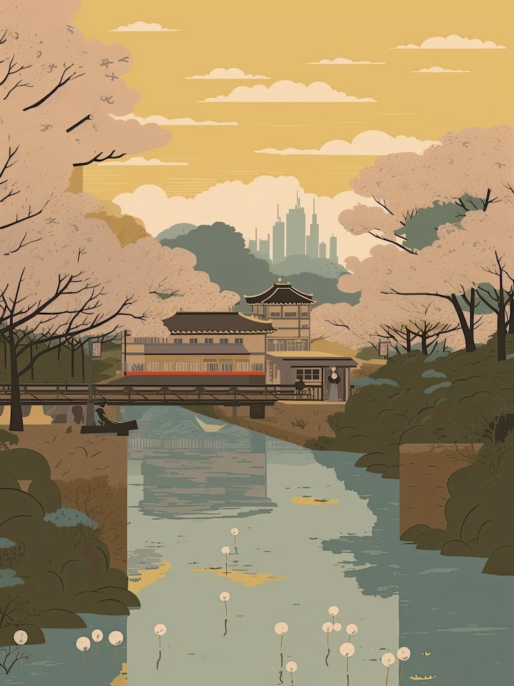 Nagoya Travel Illustration 1