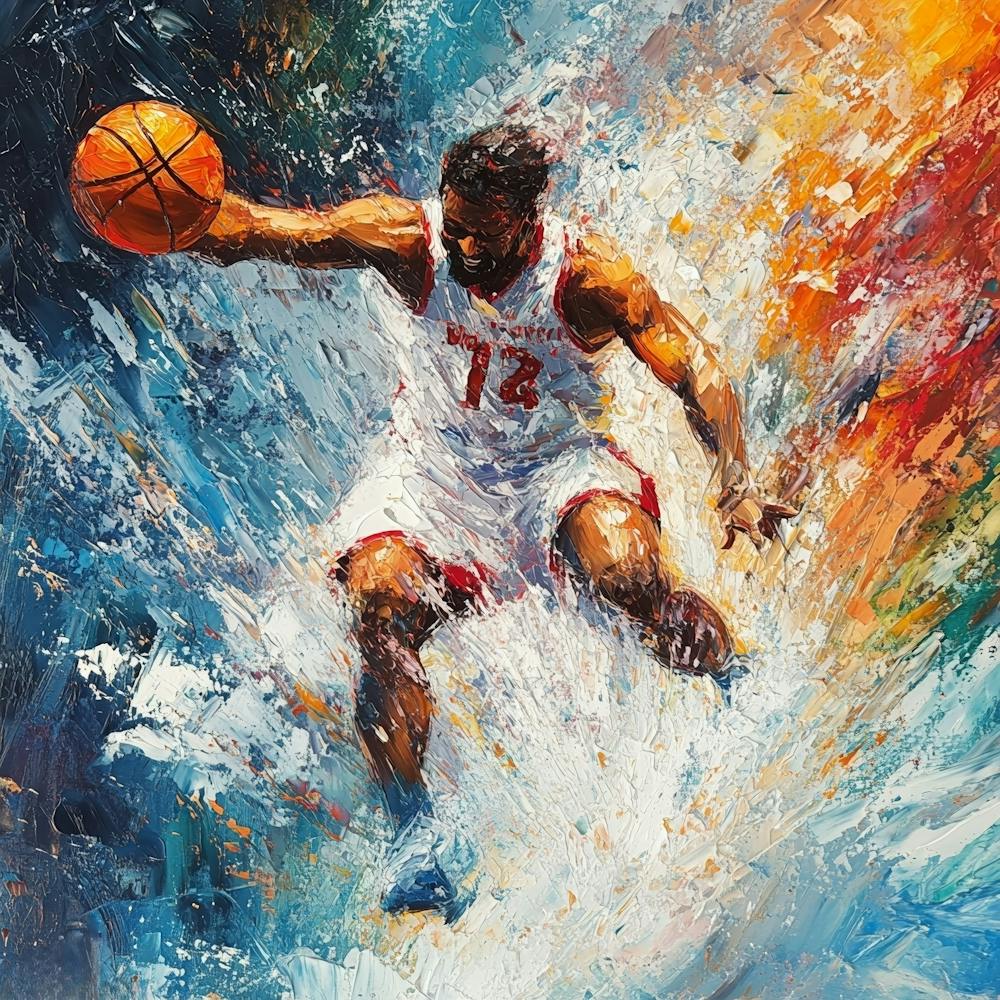 Basketball Player Art