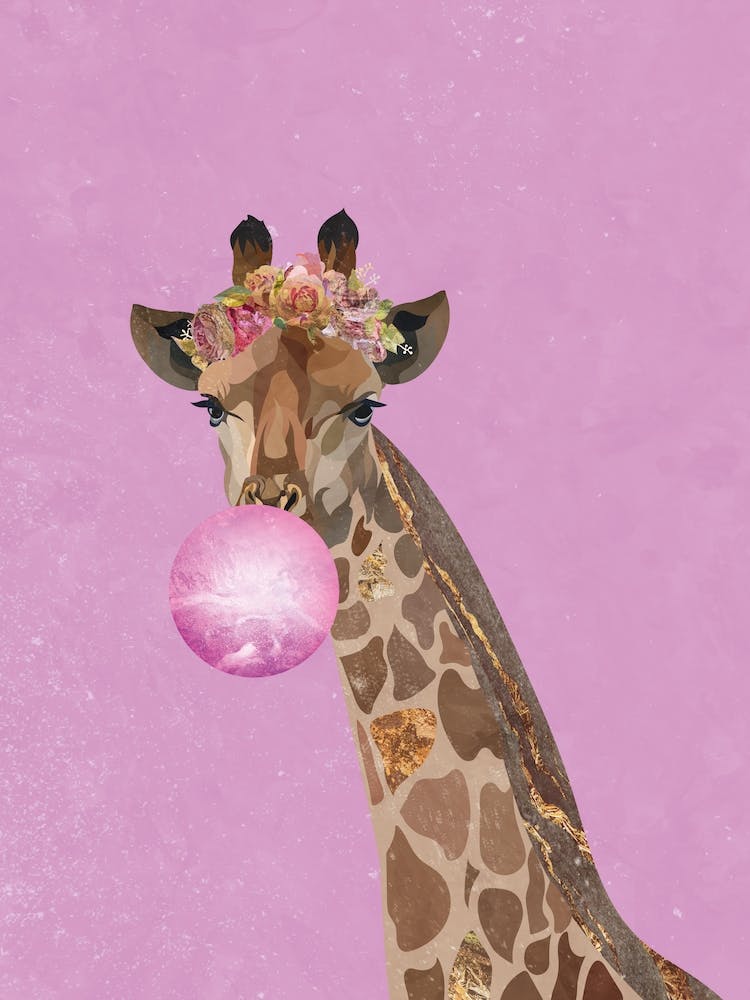 Giraffe Pink Bubblegum
