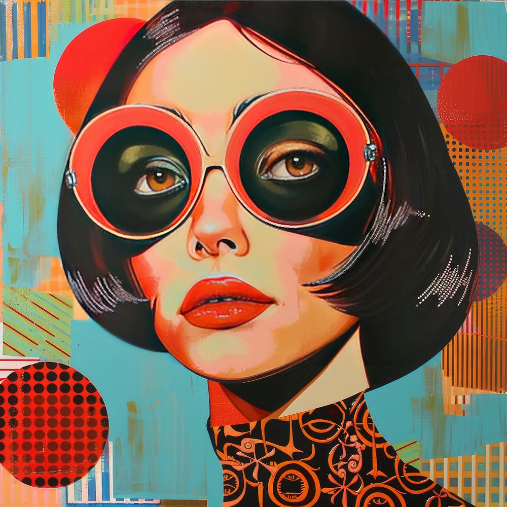 Retro Glamour Pop Art