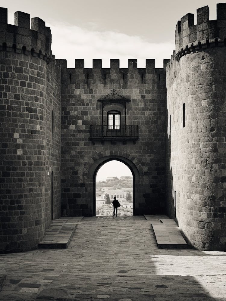 Avila, Spain, Black And White Analogue Photography 2