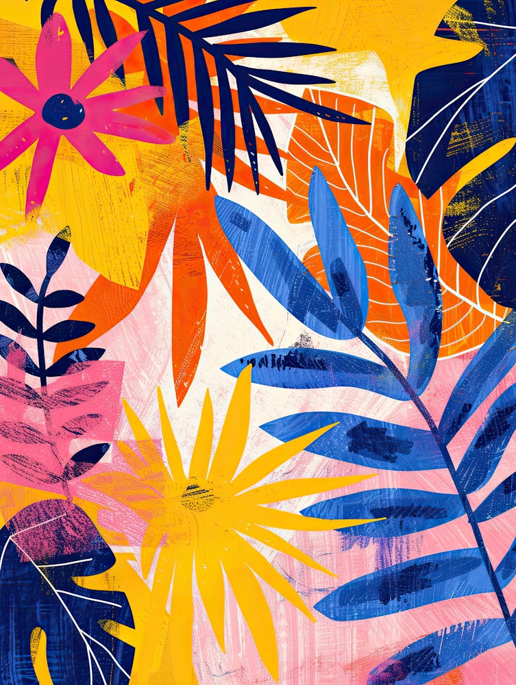 Whispering Botanica Matisse Style