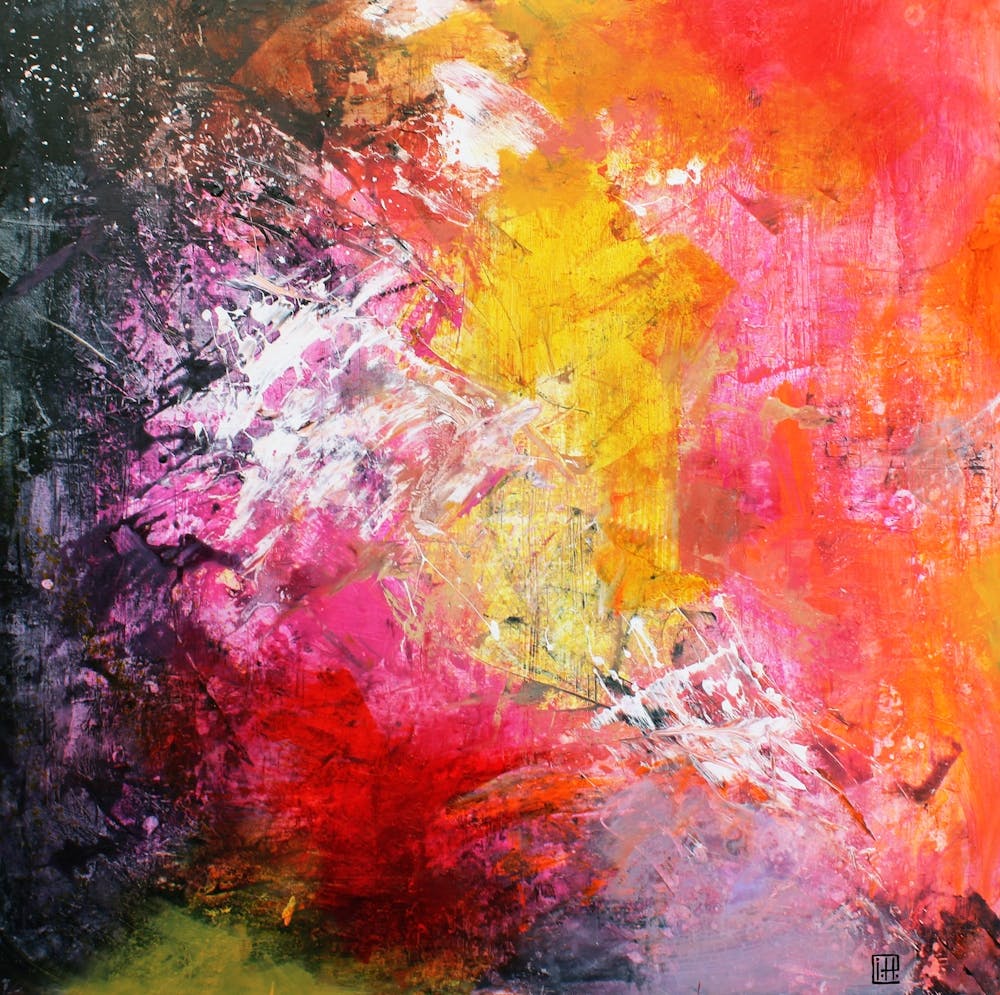 Abstract With Yellow