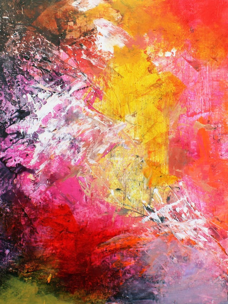 Abstract With Yellow