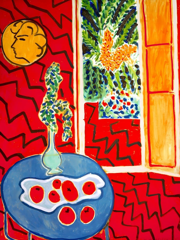 Henri Matisse - Red Interior, Still Life On Blue Table, 1947
