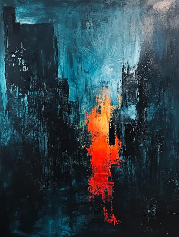 Abstrakte Stadtlandschaft 34