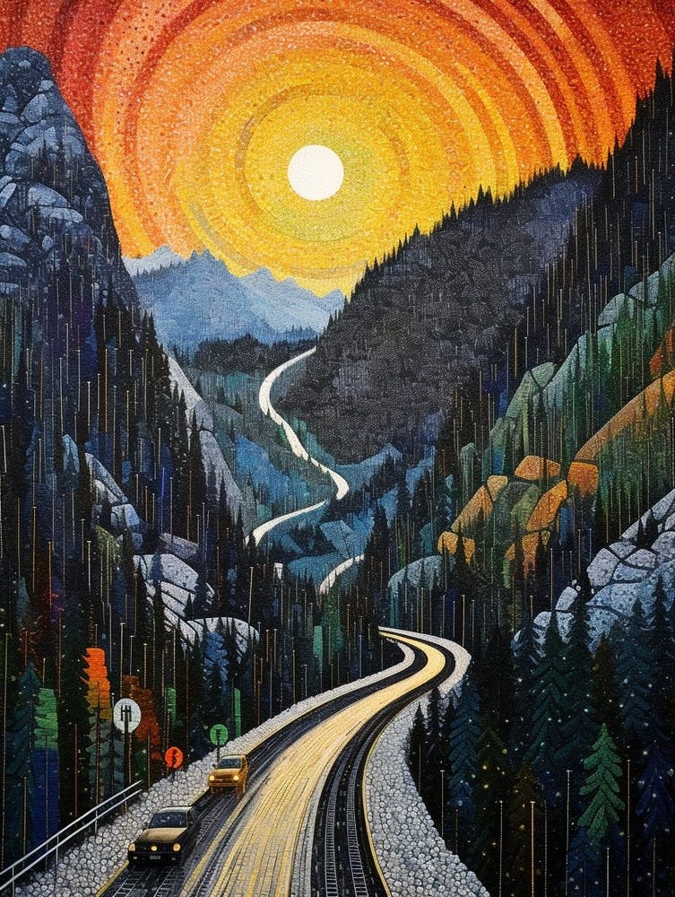 Snoqualmie Pass Retro Pop Art 26