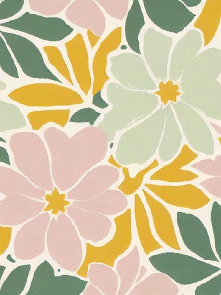 Fleur Florale Pastel de Cyprès 2