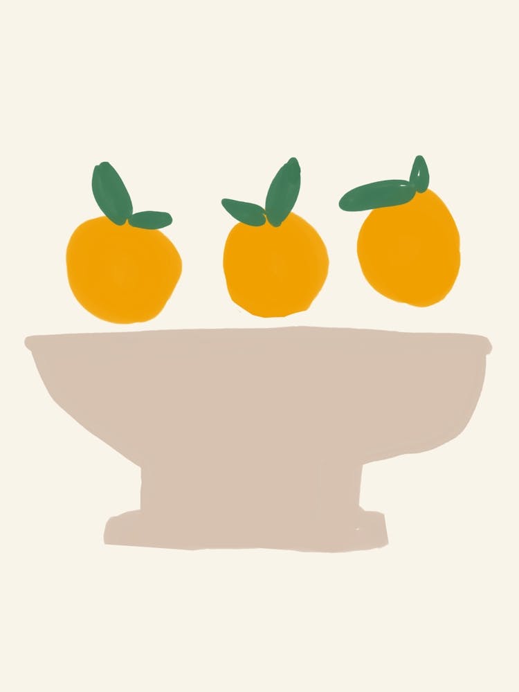 Oranges Dans un Bol