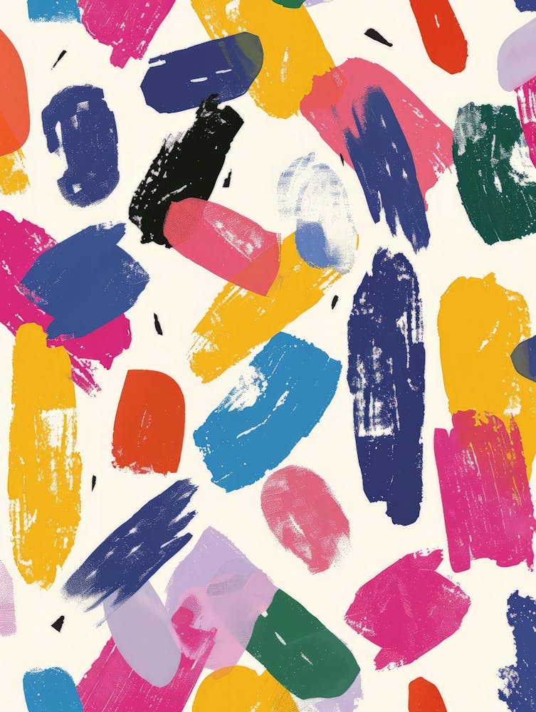 Abstract Brushstrokes 5