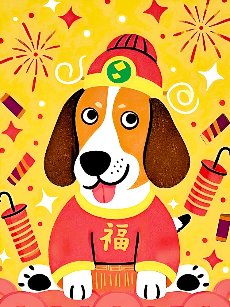 Unlock Good Fortune with Our Adorable Beagle Companion