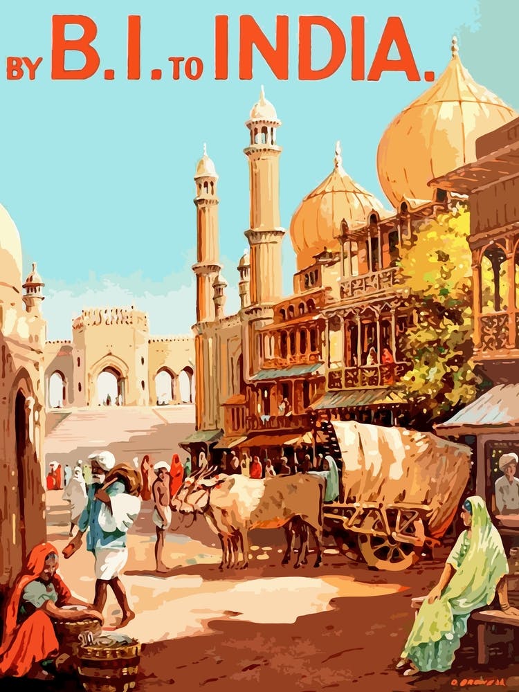 Inde, Rue dans une Grande Ville