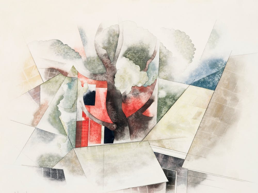 Rooftops And Fantasy, Charles Demuth