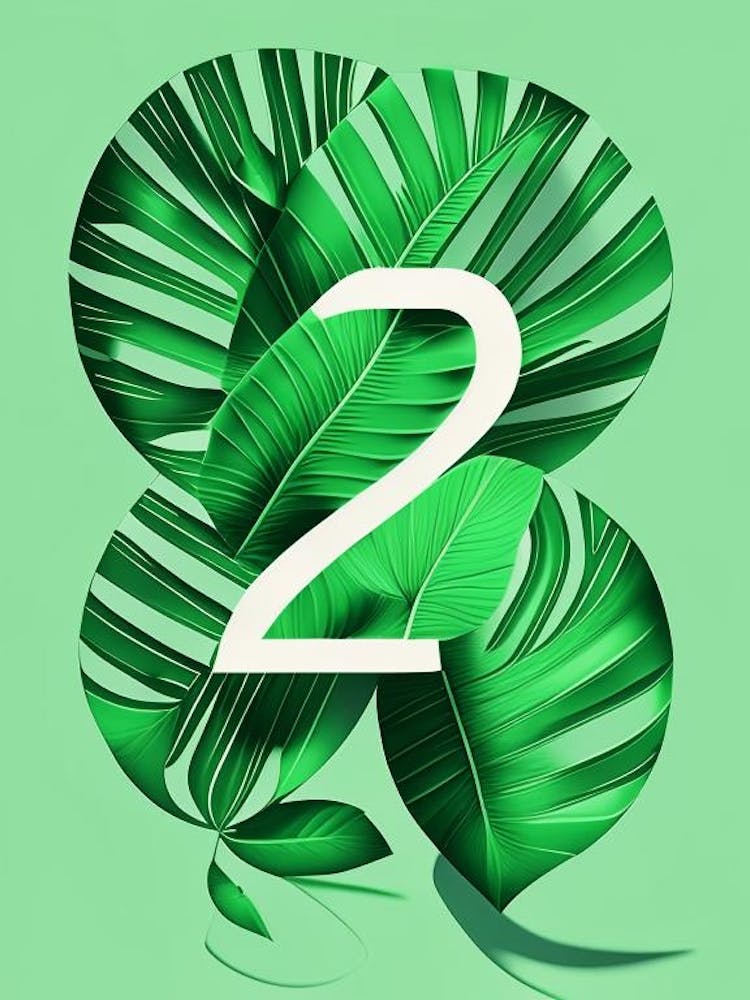 26, Number, Education Jungle Leaf