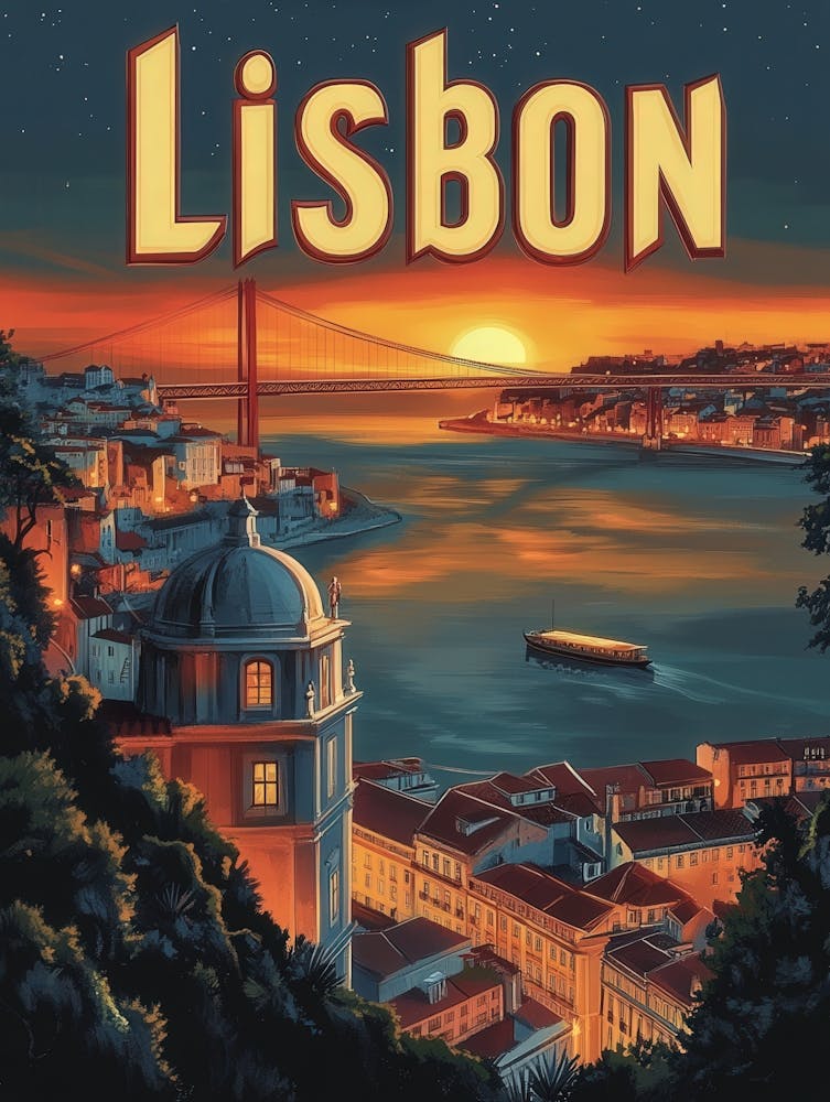 Aihrgdesign A Mid Century Modern Travel Poster For Lisbon Sho 60c0f126 Bea8 4216 B6b8 F6a4ec8b968b 1