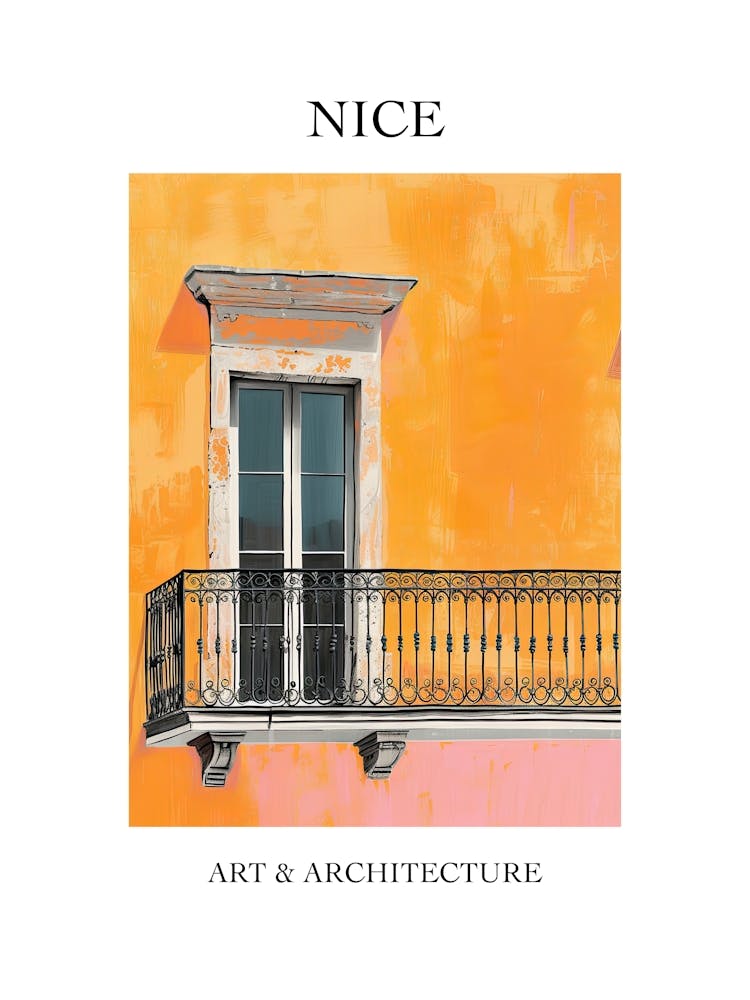 Nice Travel And Architecture Poster 2