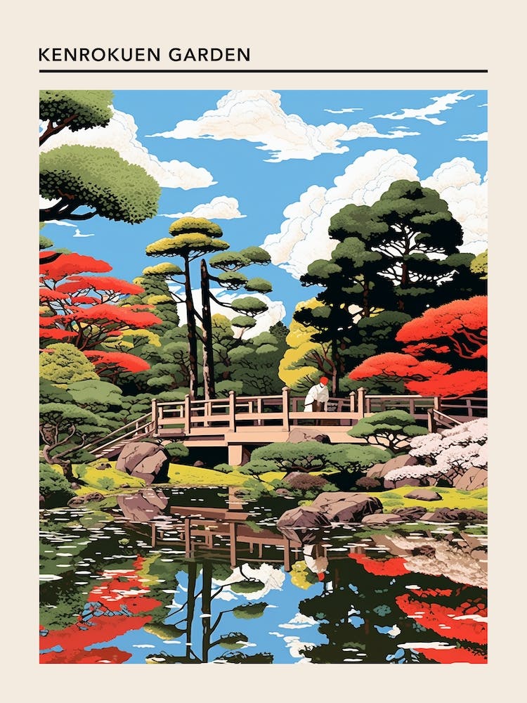 Kenrokuen Garden Kanazawa Japan