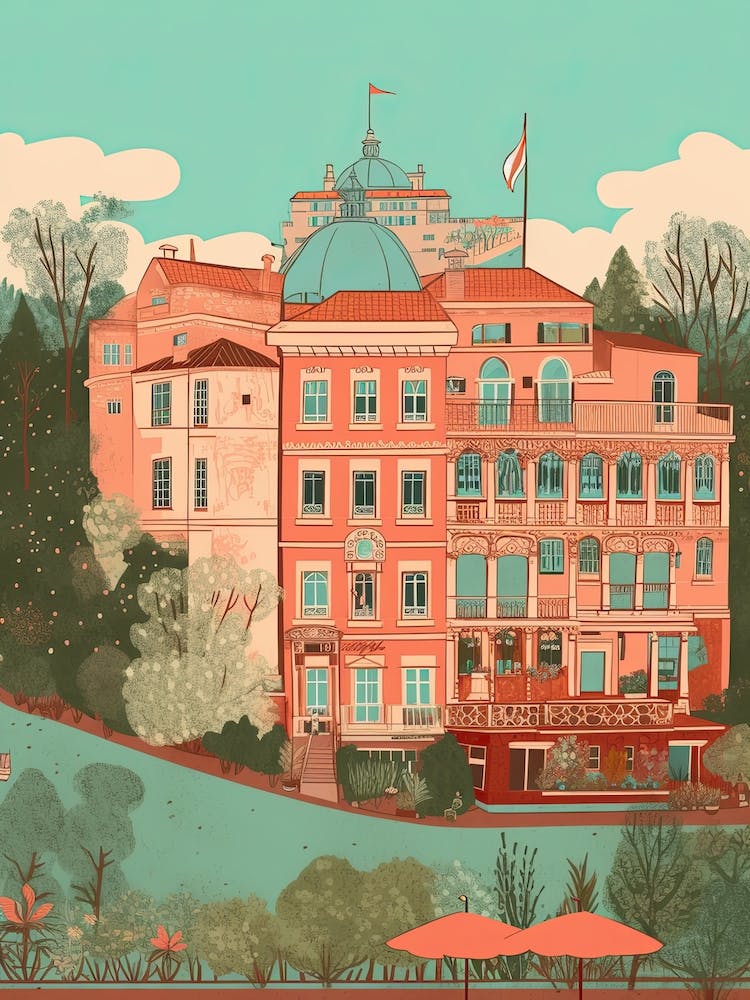 Istanbul Turkey Travel Illustration 3