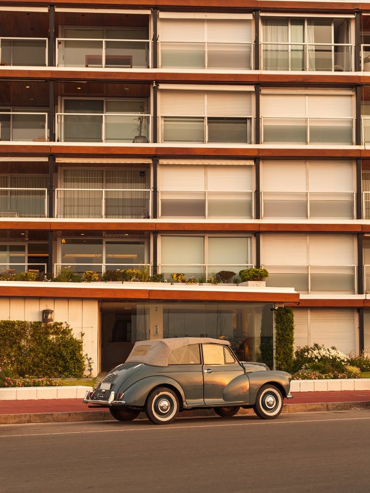 Golden Hour Vintage Car Style
