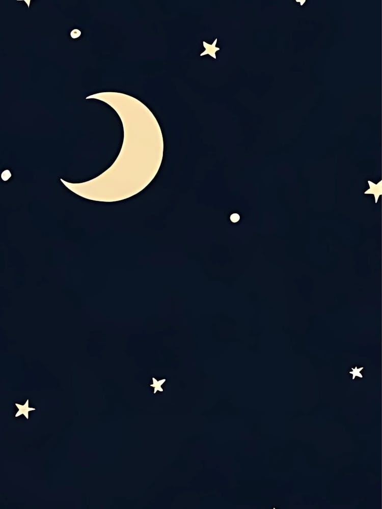 William Morris Moon And Stars 2