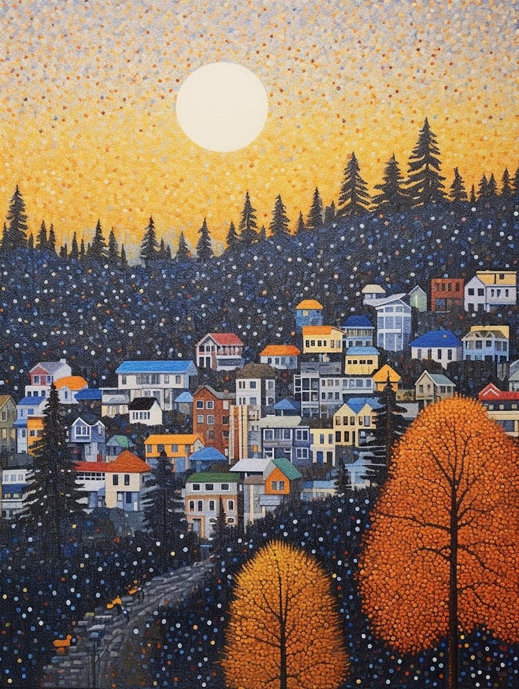 Vancouver Washington Pointillism 12