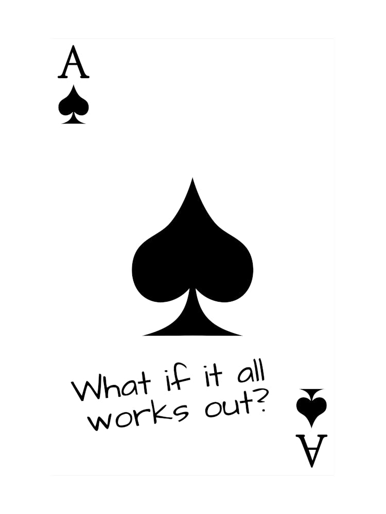 What if it all works out? black