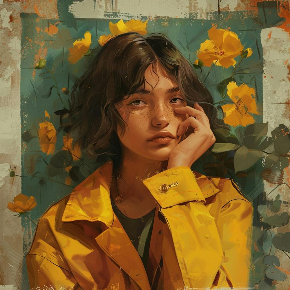 Girl In Yellow Jacket