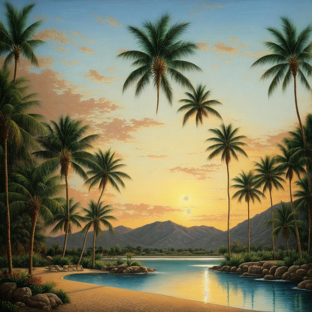 Sunset At The Beach