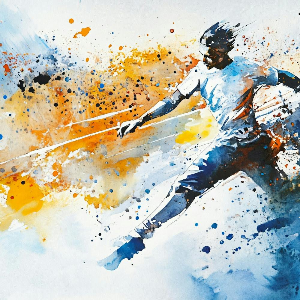 Soccer Player In Action