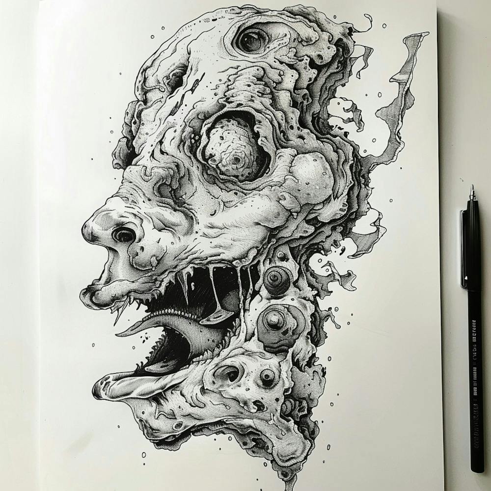 Zombie Head 1