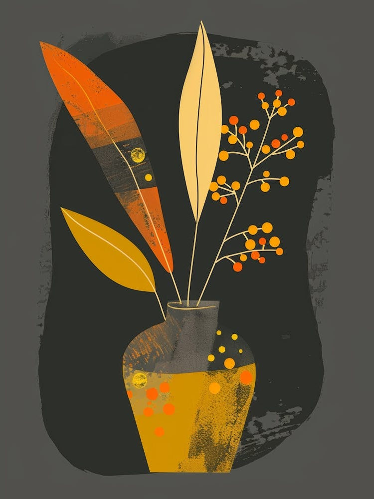 Autumn Leaves In A Vase 4