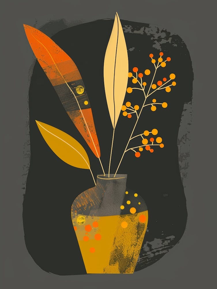 Autumn Leaves In A Vase 4