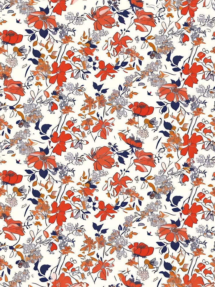 Flower Luxe London Fabrics - Motif Floral 6