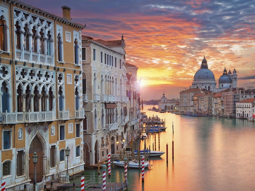Sunset In Venice